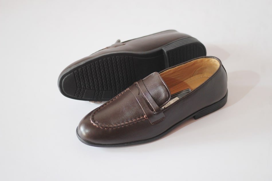 Elegant Chocolate Penny Loafer - Image 2