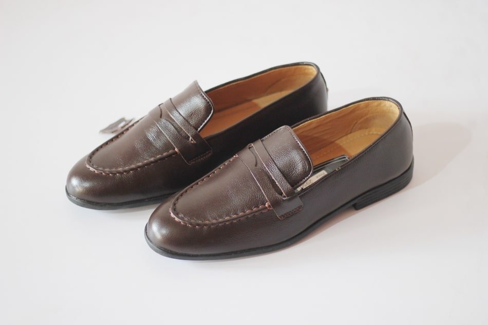 Elegant Chocolate Penny Loafer - Image 3