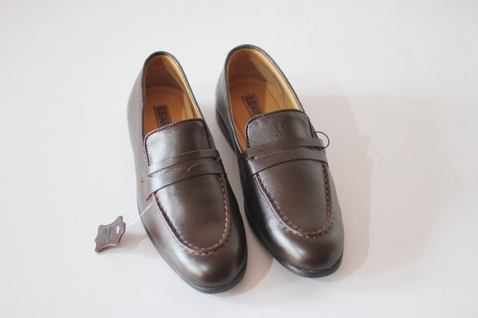Elegant Chocolate Penny Loafer - Image 4